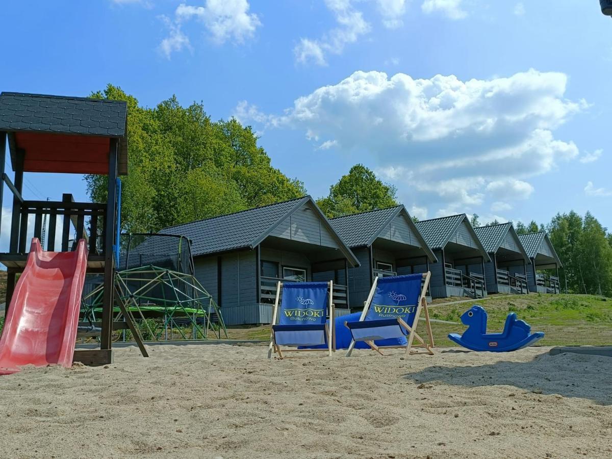Widoki Rusinowo Domki Letniskowe Exteriör bild