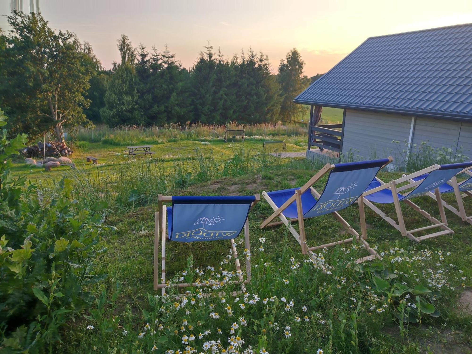 Widoki Rusinowo Domki Letniskowe Exteriör bild