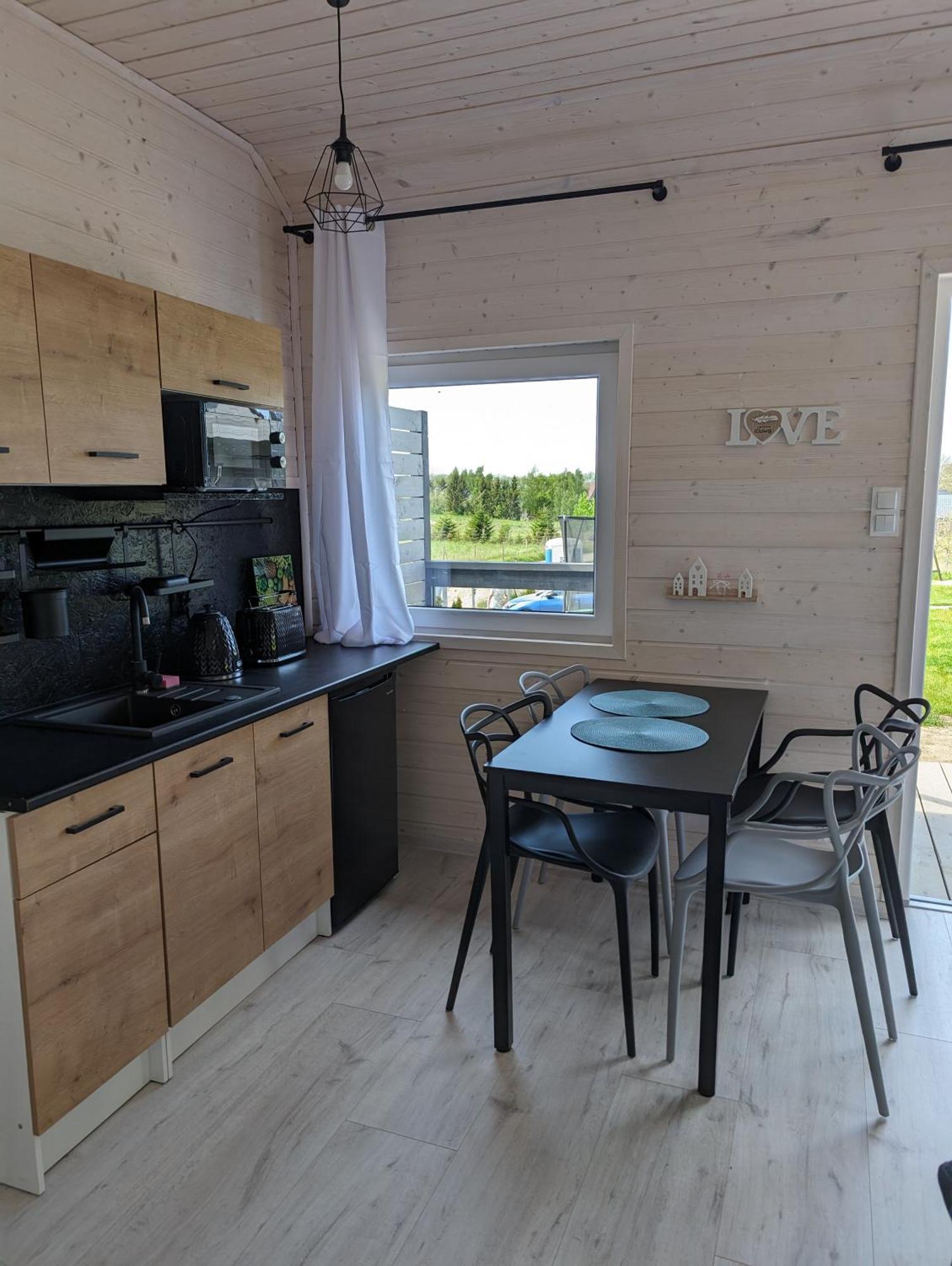 Widoki Rusinowo Domki Letniskowe Exteriör bild